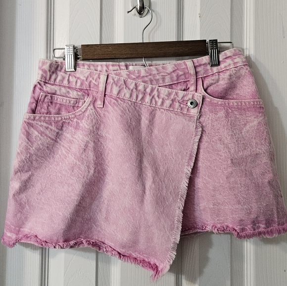 JONATHAN SIMKHAI Malta Mini Denim Wrap Skirt - Picture 3 of 13